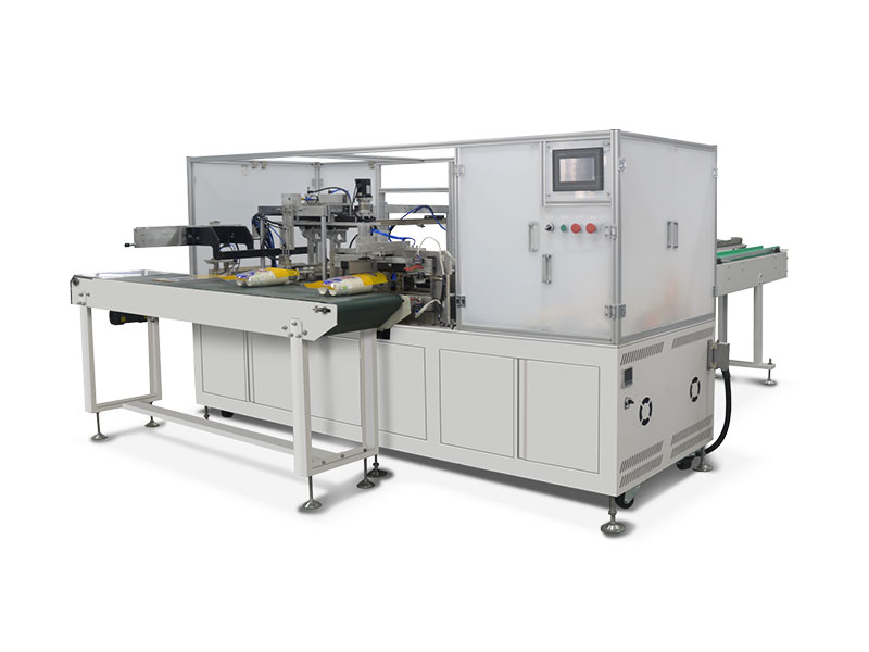 Horizontal bag feeding packaging machine